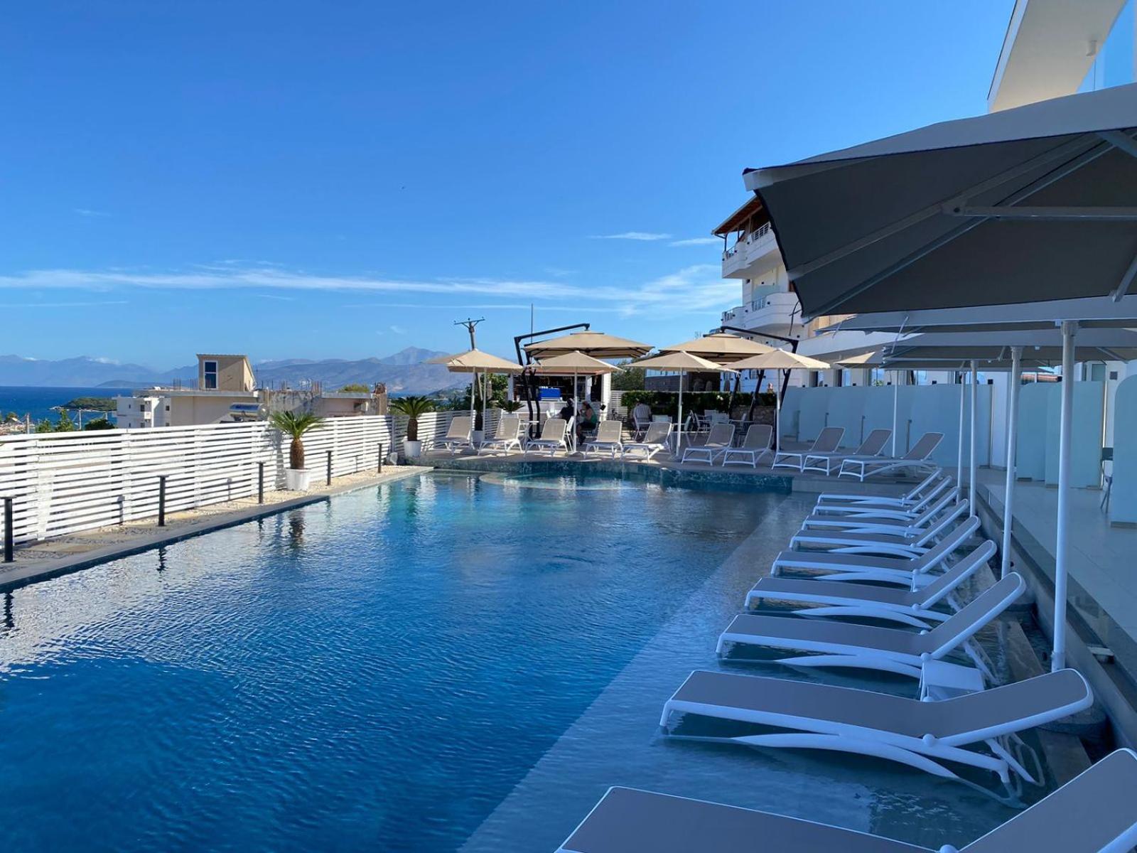 The View Hotel Ksamil Eksteriør billede
